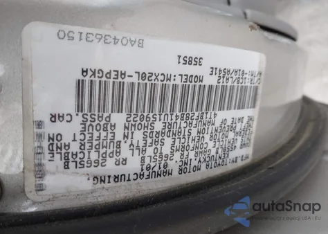 2001 Toyota Avalon Xls z USA, uszkodzony, nr VIN 4T1BF28B41U159022